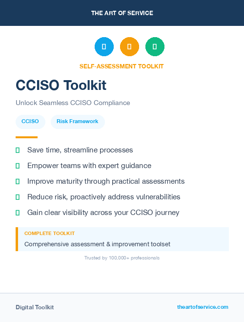 CCISO Toolkit