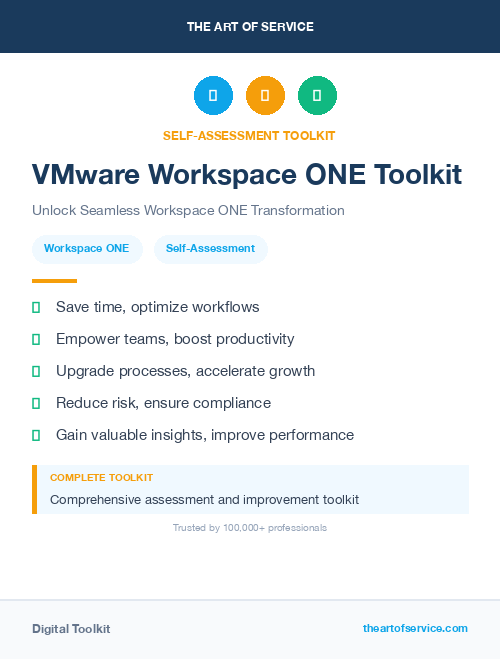 VMware Workspace ONE Toolkit