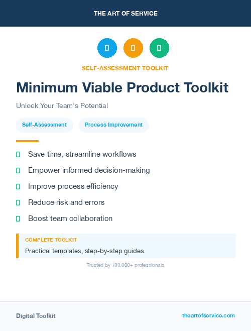 Minimum Viable Product Toolkit