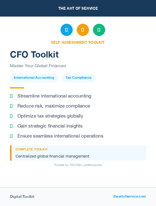 CFO Toolkit