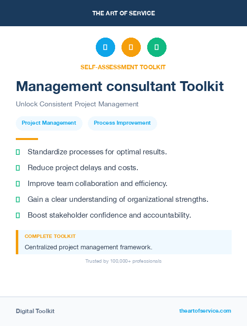 Management consultant Toolkit