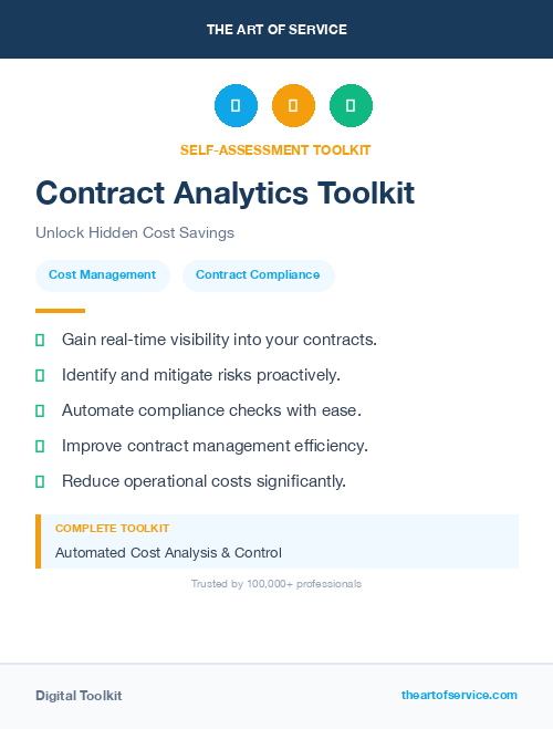 Contract Analytics Toolkit