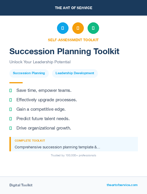 Succession Planning Toolkit