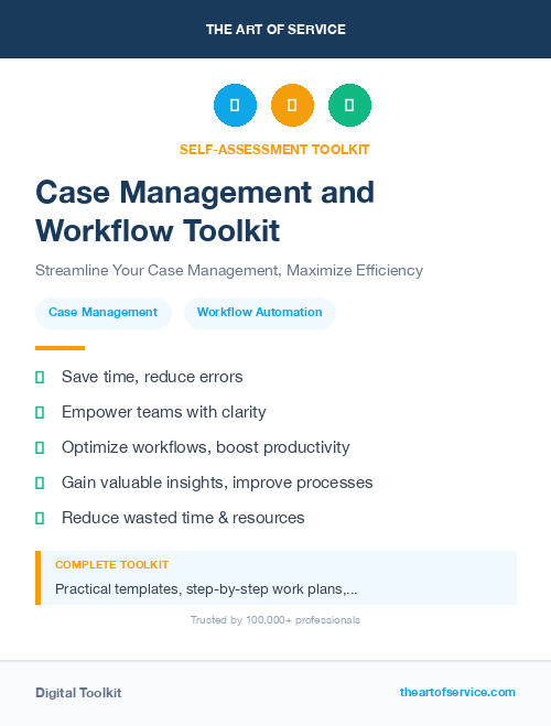 Case Management and Workflow Toolkit