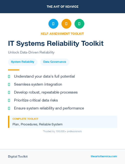 IT Systems Reliability Toolkit