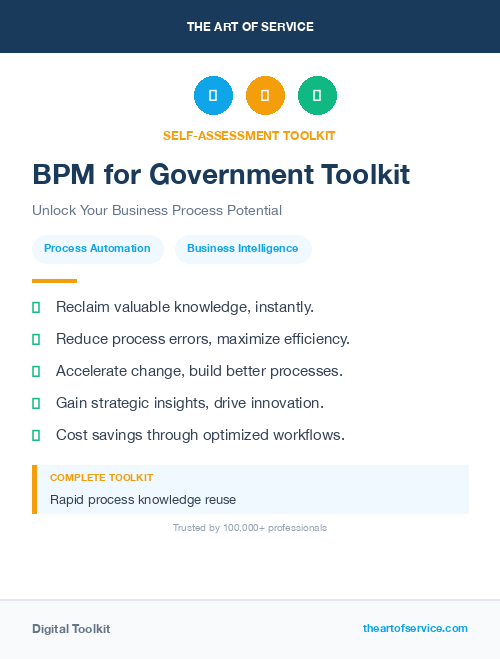 BPM for Government Toolkit