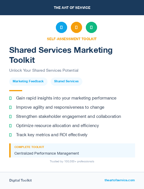 Shared Services Marketing Toolkit