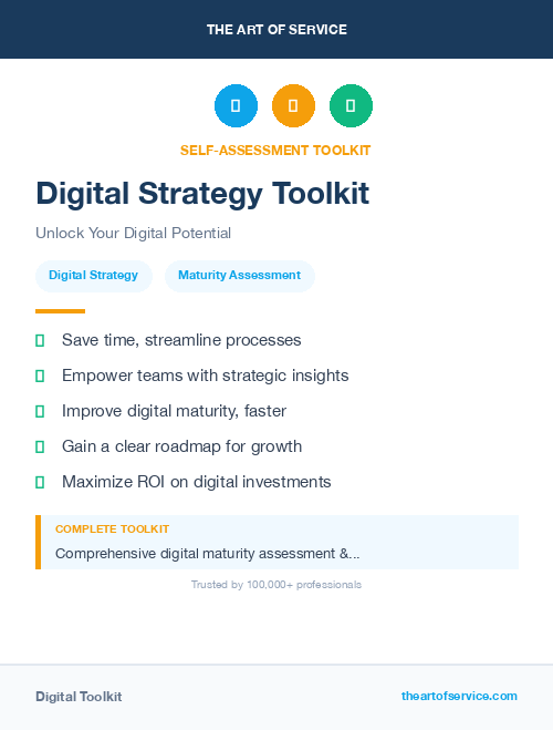Digital Strategy Toolkit