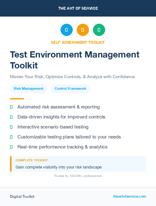 Test Environment Management Toolkit