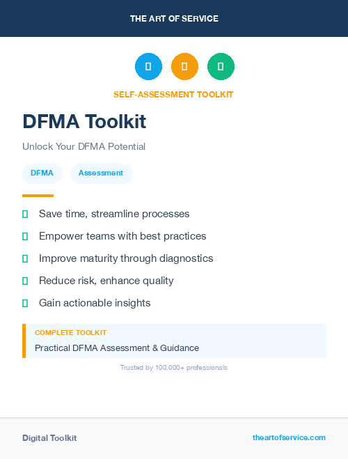 DFMA Toolkit