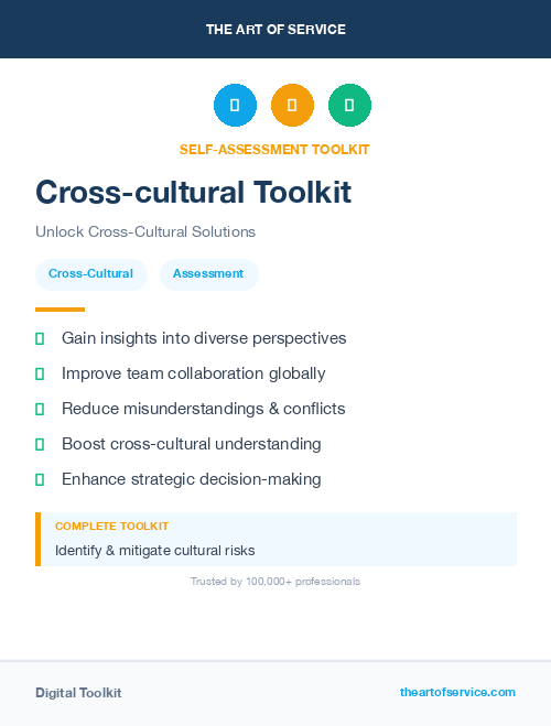Cross-cultural Toolkit