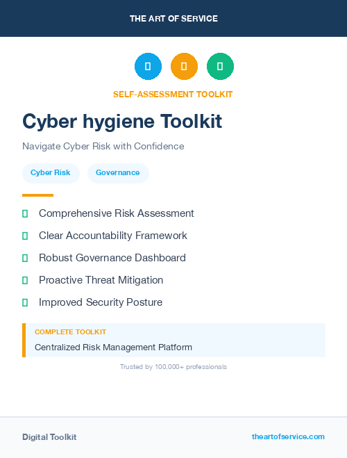 Cyber hygiene Toolkit