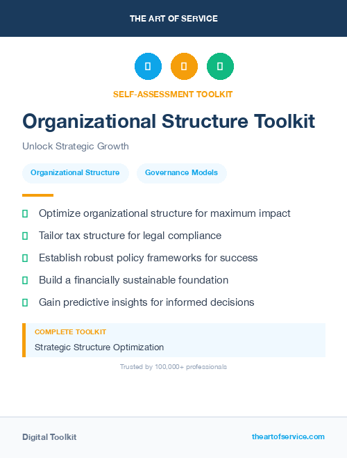 Organizational Structure Toolkit