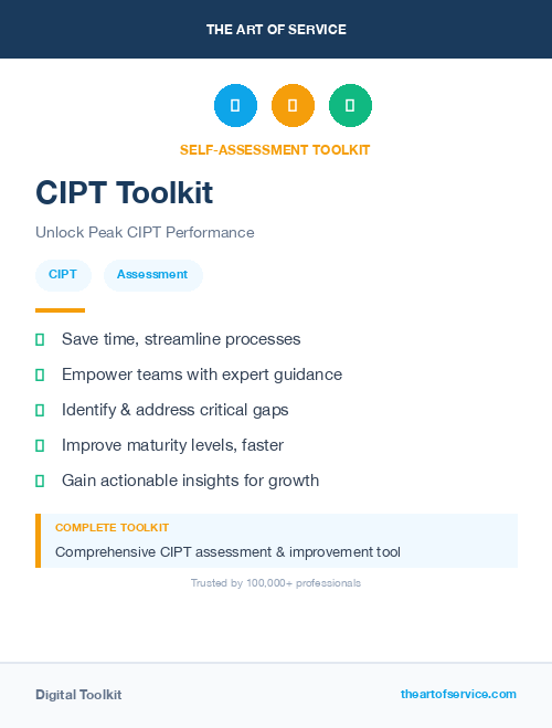 CIPT Toolkit