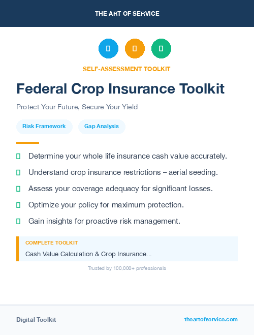 Federal Crop Insurance Toolkit