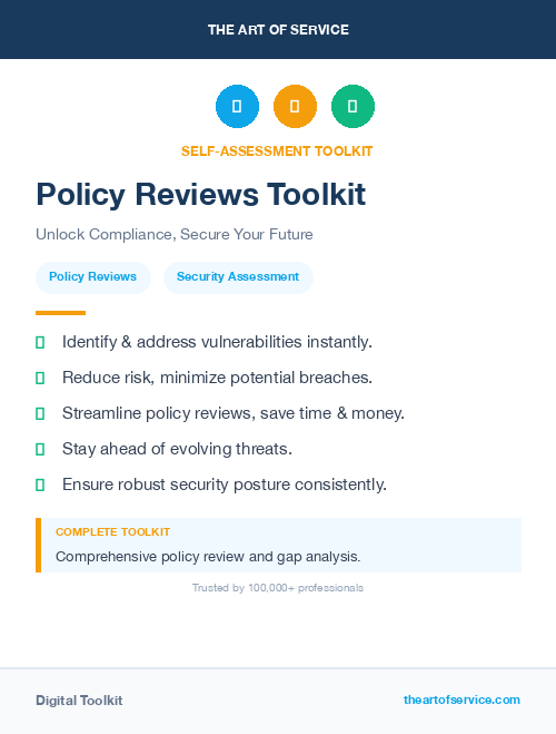 Policy Reviews Toolkit