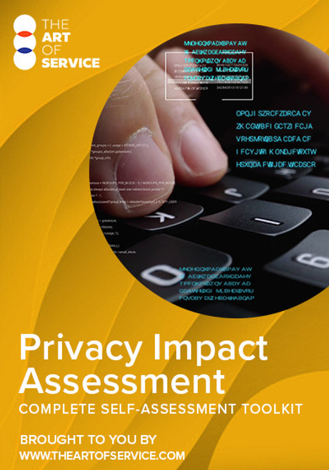 Privacy Impact Assessment Toolkit