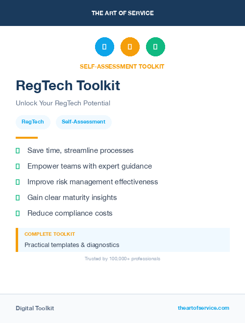 RegTech Toolkit