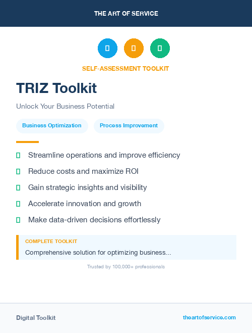 TRIZ Toolkit