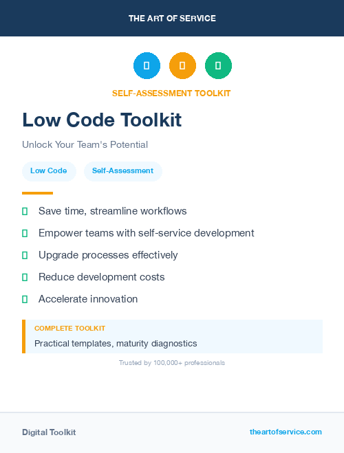 Low Code Toolkit