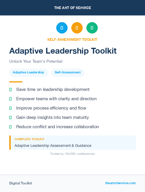 Adaptive Leadership Toolkit