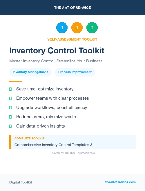 Inventory Control Toolkit