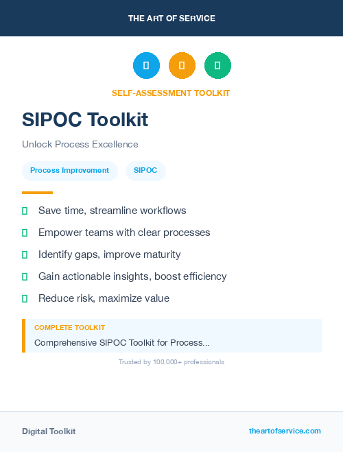SIPOC Toolkit