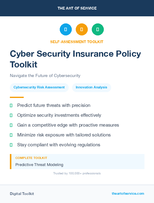 Cyber Security Insurance Policy Toolkit