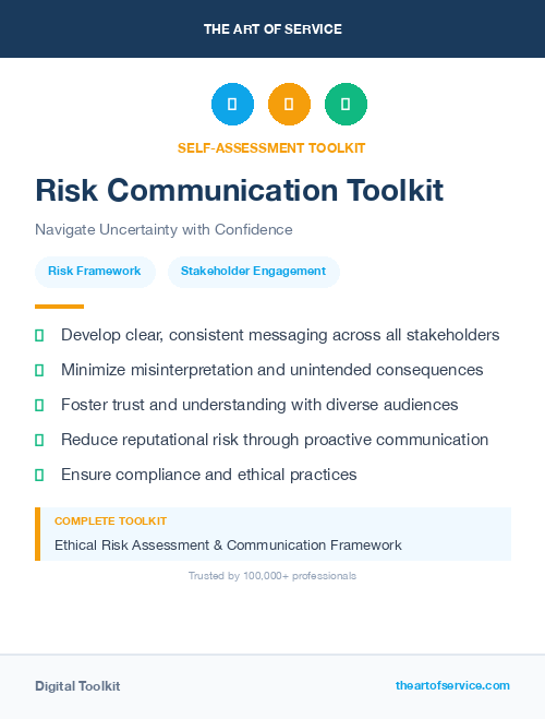 Risk Communication Toolkit