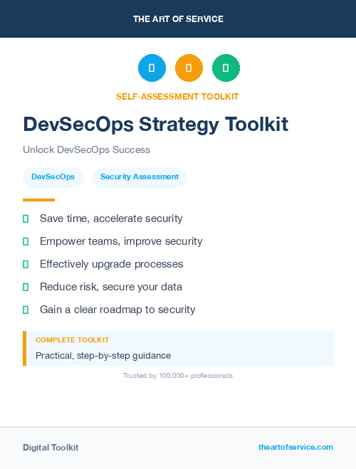 DevSecOps Strategy Toolkit