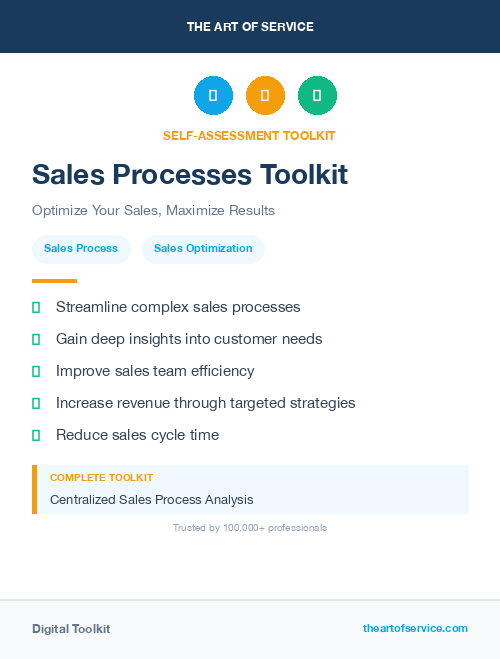 Sales Processes Toolkit