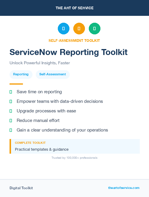 ServiceNow Reporting Toolkit