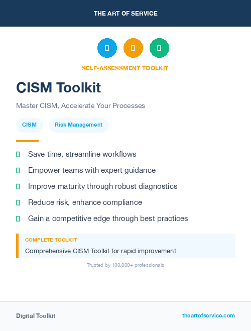 CISM Toolkit