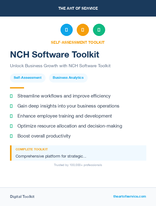 NCH Software Toolkit