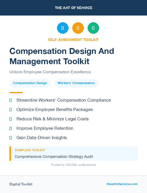 Compensation Design And Management Toolkit