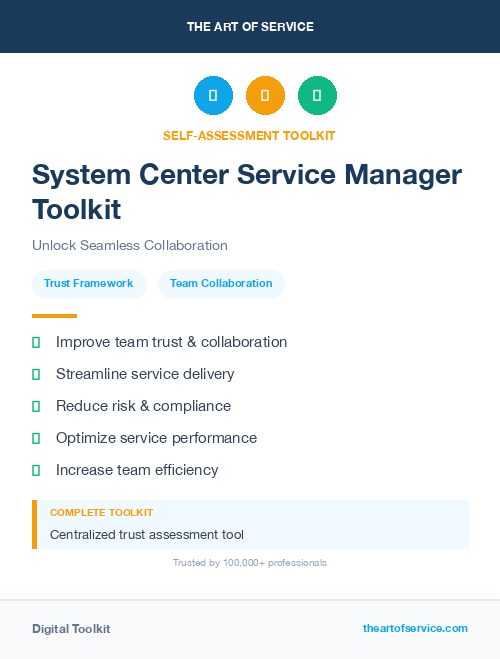 System Center Service Manager Toolkit