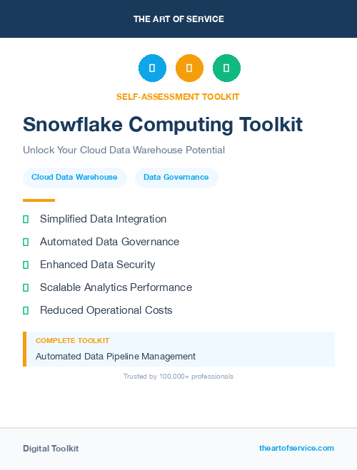 Snowflake Computing Toolkit