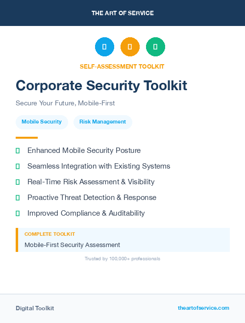 Corporate Security Toolkit