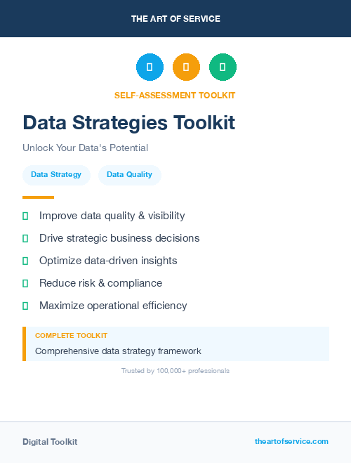 Data Strategies Toolkit