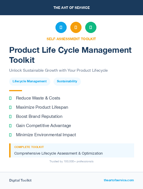 Product Life Cycle Management Toolkit