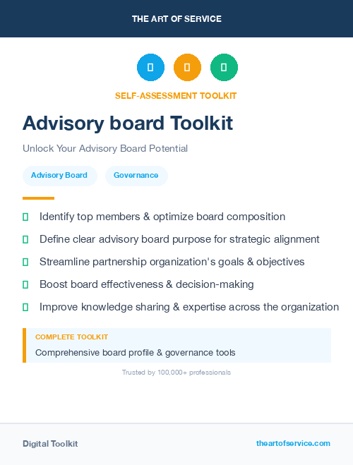 Advisory board Toolkit