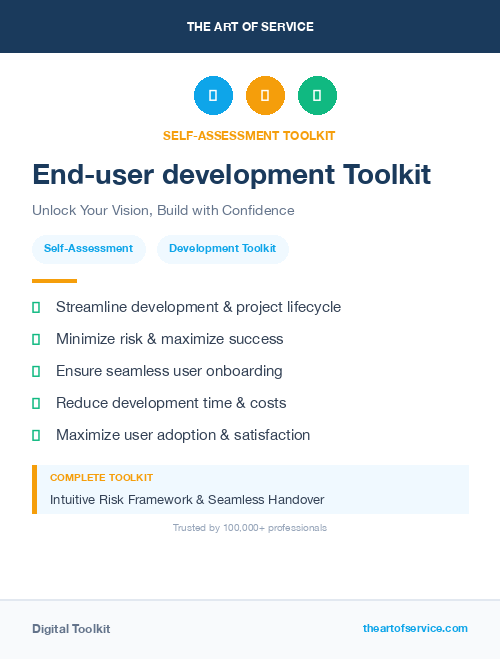 End-user development Toolkit
