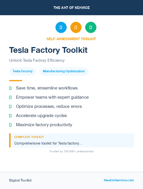 Tesla Factory Toolkit
