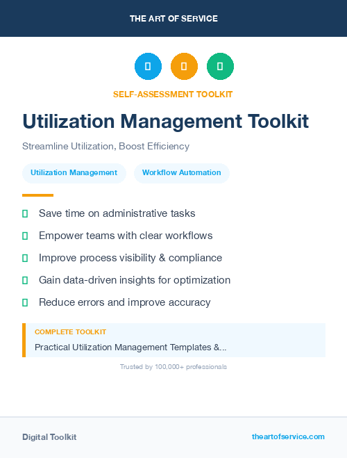 Utilization Management Toolkit