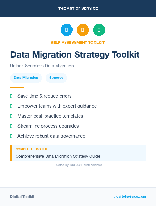 Data Migration Strategy Toolkit