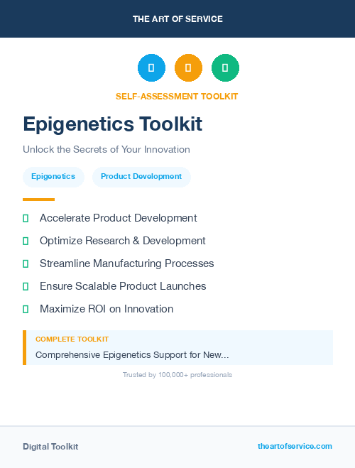 Epigenetics Toolkit