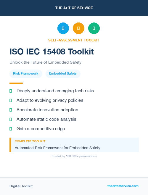 ISO IEC 15408 Toolkit