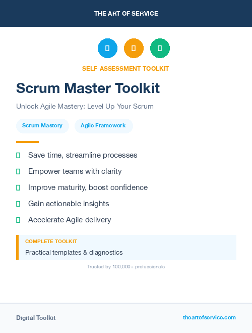 Scrum Master Toolkit