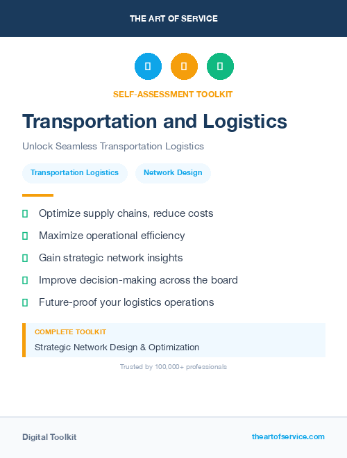 Transportation and Logistics
