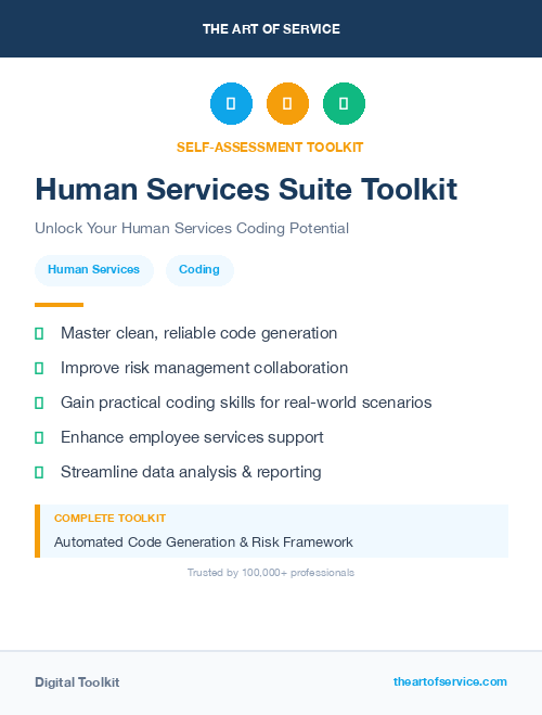 Human Services Suite Toolkit